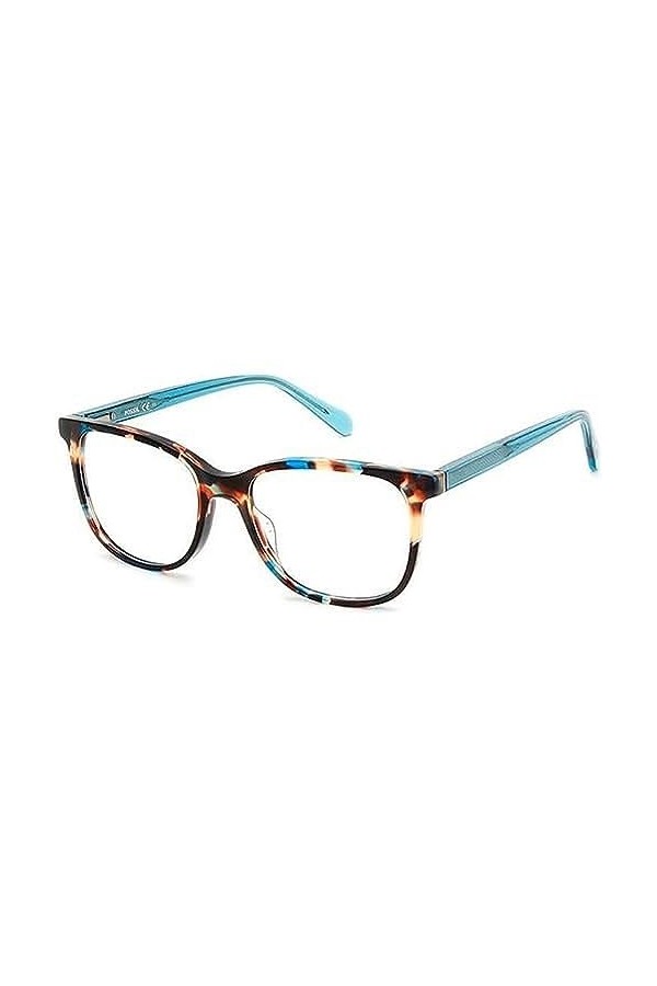 Fossil Fos 7140 Sunglasses, CVT/17 Teal Havana, 53 Unisex