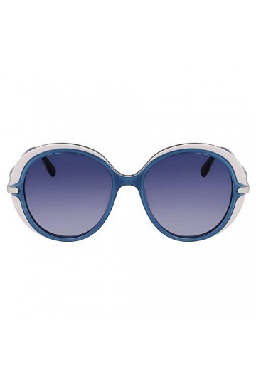 KARL LAGERFELD KL6084S Sunglasses, 458 Azure White, 55 Unisex