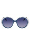 KARL LAGERFELD KL6084S Sunglasses, 458 Azure White, 55 Unisex