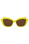 KARL LAGERFELD KL6102S Sunglasses, 703 Yellow, 56 Unisex