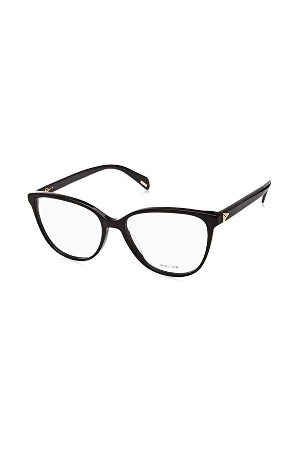 Police Vpld90 Lunettes de Soleil, Noir Brillant, 54 Femme