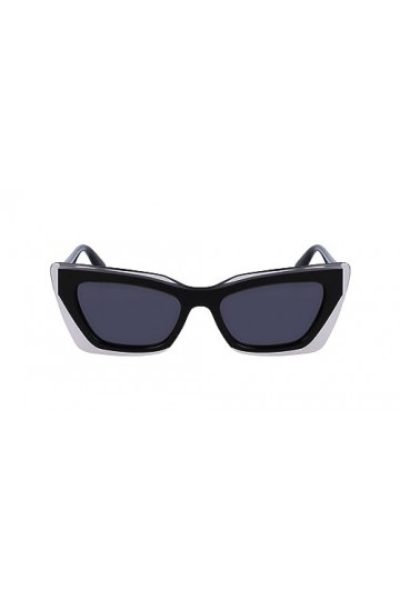 Calvin Klein Jeans CKJ23656S Sunglasses, 001 Black Crystal, Taille Unique Unisex