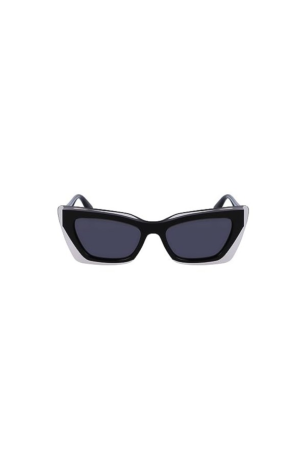 Calvin Klein Jeans CKJ23656S Sunglasses, 001 Black Crystal, Taille Unique Unisex