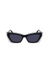 Calvin Klein Jeans CKJ23656S Sunglasses, 001 Black Crystal, Taille Unique Unisex