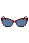 KARL LAGERFELD KL6105S Sunglasses, 604 Wine Azure, 54 Unisex