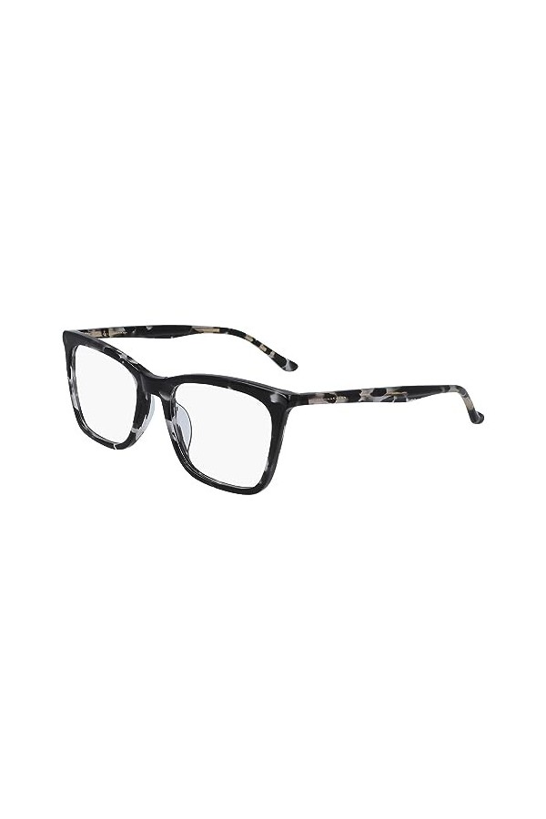 Donna Karan DO5001 43952 Sunglasses, 010 Black Grey Tortoise, 52 Unisex