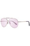 SWAROVSKI Femme SK0308 Lunettes de Soleil, Shiny Rose Gold, 60