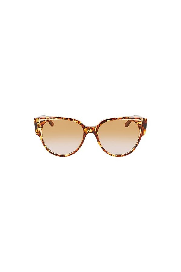 KARL LAGERFELD KL6068S Sunglasses, 705 Texture Yellow, Taille Unique Unisex