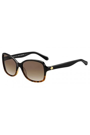 Kate Spade Lunettes de Soleil AYLEEN/P/S Black Havana/Brown Shaded 56/17/135 femme