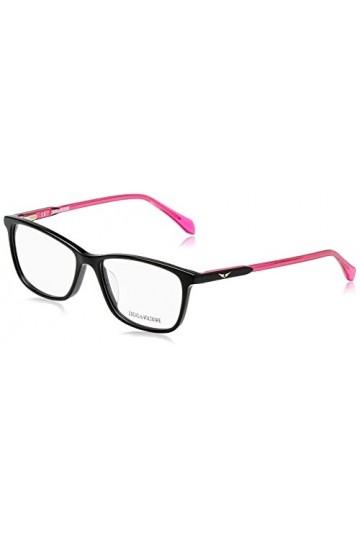 Zadig & Voltaire Vzv293 Lunettes de Soleil, Noir Brillant, 52 Femme