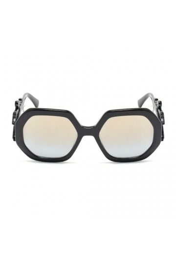 Longchamp Lessie-S-Kon Lunettes de soleil pour femme ø 55 mm Noir Taille M, Noir, Medium