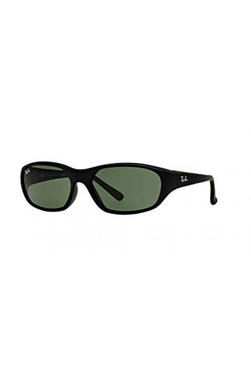 Ray-Ban 0RB2016 W2578 59 Montures de Lunettes, Noir Matte Black/Crystal Green , Homme
