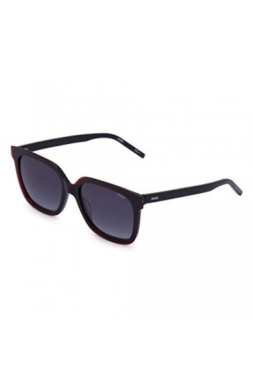 HUGO HG 1051/S Lunettes de Soleil, Noir et Rouge, 50 Femme