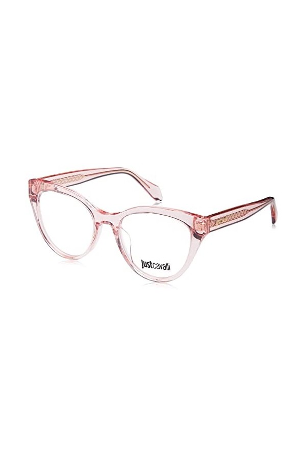 Just Cavalli Vjc001 Lunettes de Soleil, Shiny Transp.Peach, 51 Femme