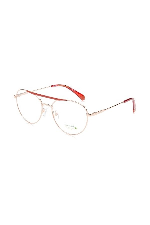 Polaroid Gafas Vista PLD D513 Y11 55/18/145 Unisex Adulto Sunglasses, Y11/18 Gold Red, 55