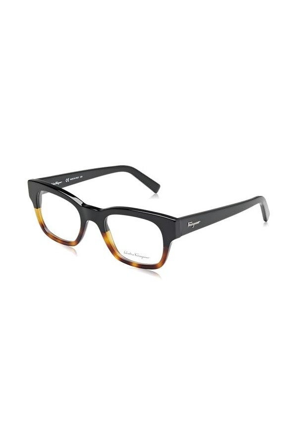 FERRAGAMO Sf2880 45088 006 Black Tortoise Eyewear Unisexe Polycarbonate Standard 50 Sunglasses, Mixte