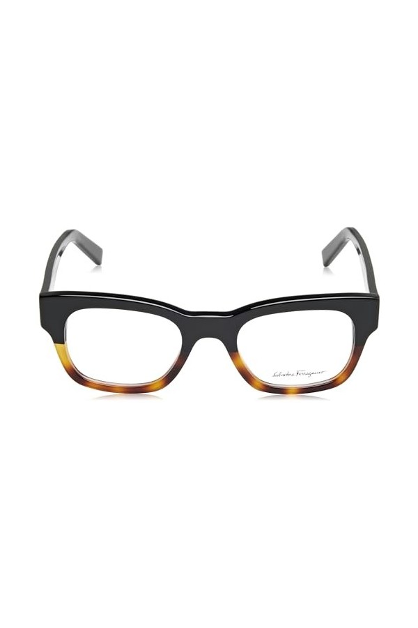 FERRAGAMO Sf2880 45088 006 Black Tortoise Eyewear Unisexe Polycarbonate Standard 50 Sunglasses, Mixte