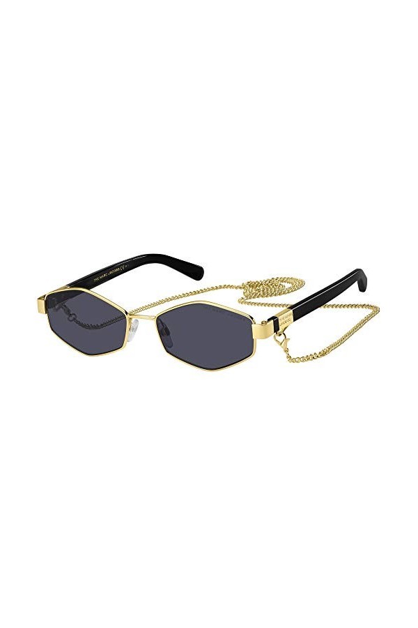 Marc Jacobs Femme Marc 496/s Lunettes de Soleil, Gold/Grey, 55/17/140