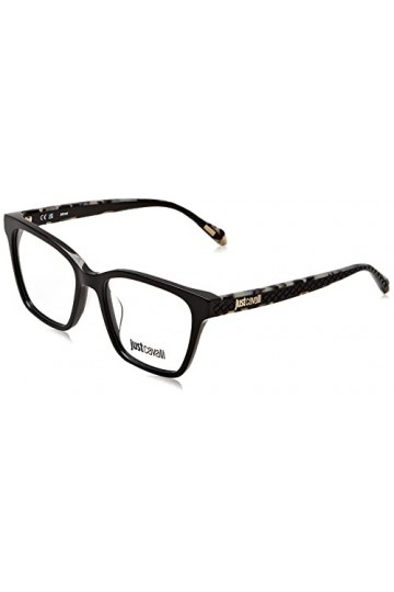 Just Cavalli Vjc010 Lunettes de Soleil, Noir Brillant, 52 Femme