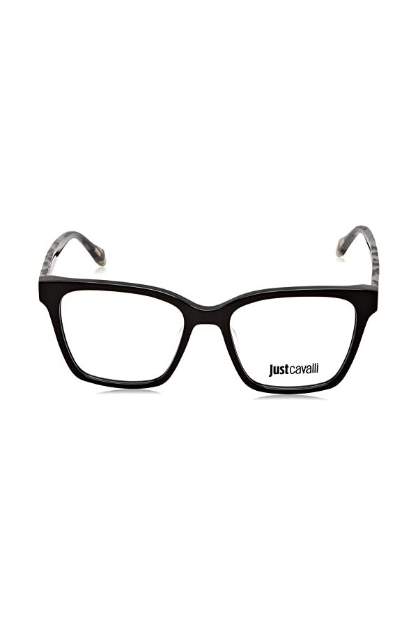 Just Cavalli Vjc010 Lunettes de Soleil, Noir Brillant, 52 Femme