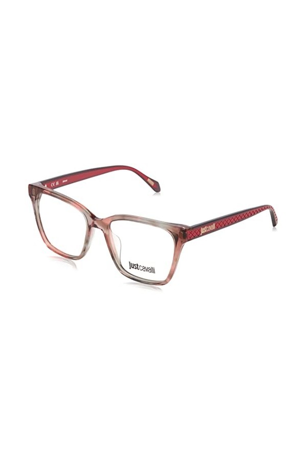 Just Cavalli Vjc010 Lunettes de Soleil, Marron/Corail dégradé Havana, 52 Femme