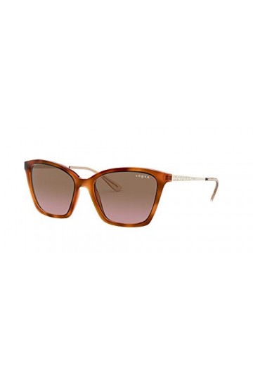 Vogue Eyewear Vo5333s Lunettes de Soleil, Habana Clara/Rosa Gradiente Café, One Size Femme