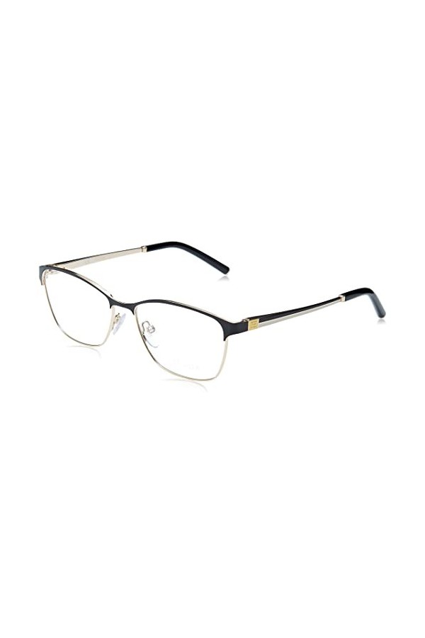 Escada Vesd25 Lunettes de Soleil, Doré Clair Brillant avec pièces colorées, 54 Femme