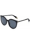 Furla Sfu625 Lunettes de Soleil, Noir Brillant, 52 Femme