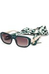 Guess GU7817 Lunettes de Soleil, Vert foncé Brillant, 53/21/140 Femme