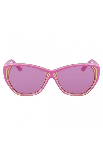 KARL LAGERFELD KL6103S Sunglasses, 664 Pink Yellow, 58 Unisex