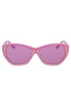 KARL LAGERFELD KL6103S Sunglasses, 664 Pink Yellow, 58 Unisex