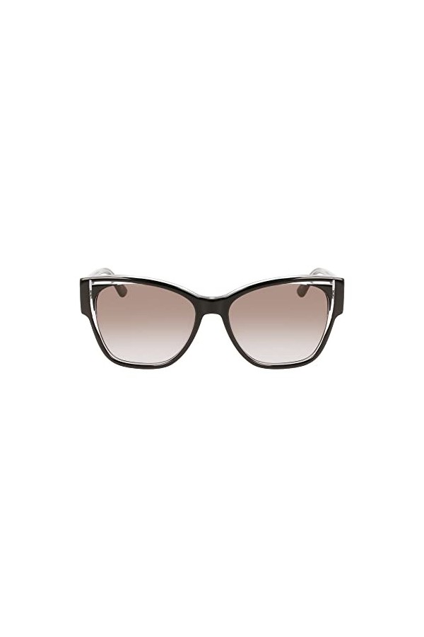 KARL LAGERFELD KL6069S Sunglasses, 005 Black Crystal, Taille Unique Unisex