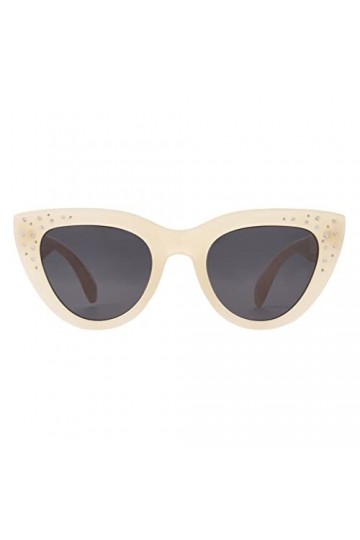 Betsey Johnson Lunettes de soleil Pin Up pour femme, Nude/Peau de serpent, 52mm