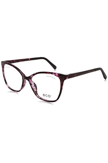 MODO & ECO Tare Lunettes de Soleil, Purle/Tort, 53 Femme