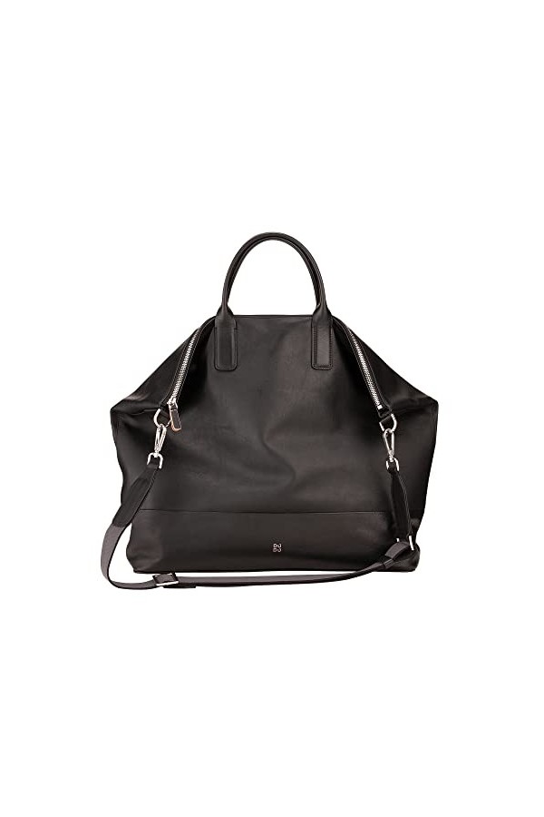 DUDU Grand Sac en Cuir Souple pour Femmes, Sac à bandoulière spacieux avec Sangle détachable, Sac à Main avec Deux poignées e