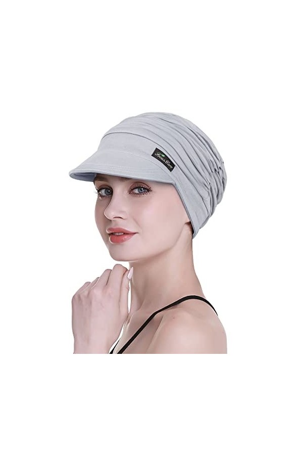 FocusCare Chemisier élégant Chemo Newsboy pour la Perte de Cheveux