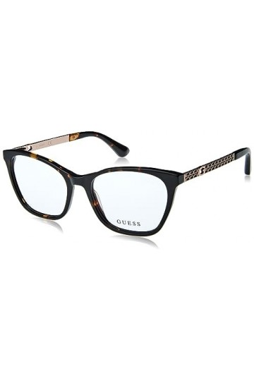 Guess GU2882 Lunettes de Soleil, Dark Havana, 53/17/140 Femme