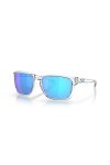 Oakley Oo9448-0457 Sunglasses, Polished Clear/Prizm Sapphire, 57/17/142 Mens
