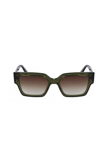 KARL LAGERFELD KL6089S Sunglasses, 305 Khaki/Crystal, 52 Unisex