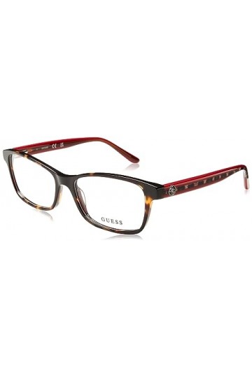 Guess GU2874 Lunettes de Soleil, Dark Havana, 55/16/140 Femme