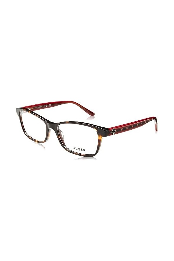 Guess GU2874 Lunettes de Soleil, Dark Havana, 55/16/140 Femme