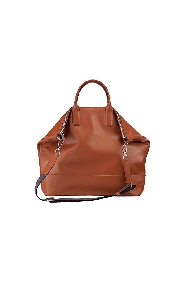 DUDU Grand Sac en Cuir Souple pour Femmes, Sac à bandoulière spacieux avec Sangle détachable, Sac à Main avec Deux poignées e