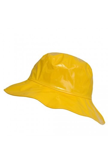 TOUTACOO, Chapeau de Pluie, Capeline Femme en Vinyle 05-Bleu/L 