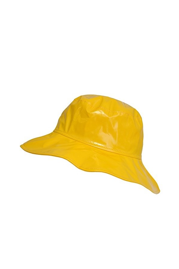 TOUTACOO, Chapeau de Pluie, Capeline Femme en Vinyle 05-Bleu/L 