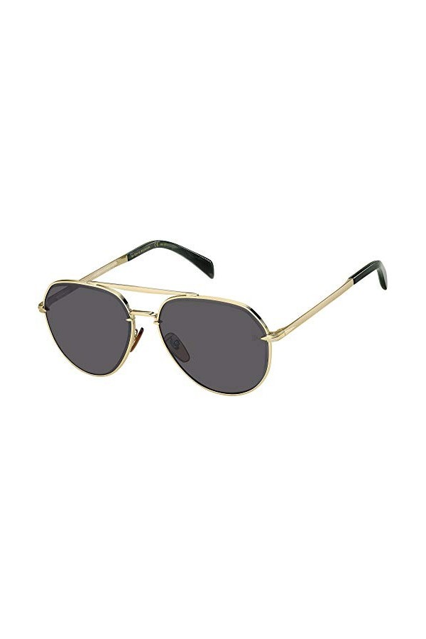 David Beckham DB 7037/g/s Sunglasses, F6W/IR Gold Horn, 62 Unisex