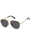 David Beckham DB 7037/g/s Sunglasses, F6W/IR Gold Horn, 62 Unisex