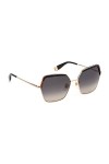 Furla SFU599V Sunglasses, Shiny Rose Gold, 58 Unisex