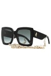 Jimmy Choo Renee/N/S Lunettes de Soleil, Noir, 57 Femme