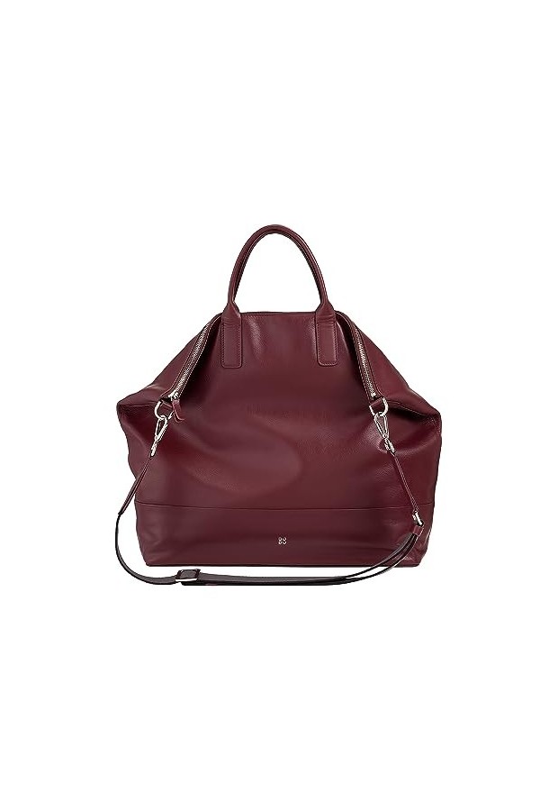 DUDU Grand Sac en Cuir Souple pour Femmes, Sac à bandoulière spacieux avec Sangle détachable, Sac à Main avec Deux poignées e