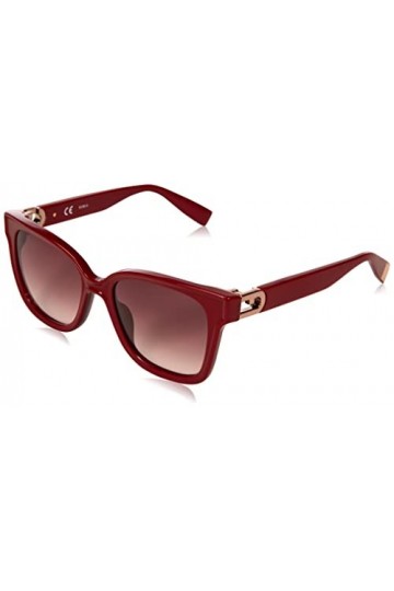 Furla SFU597 Sunglasses, Bordeaux PIENO, 53 Unisex